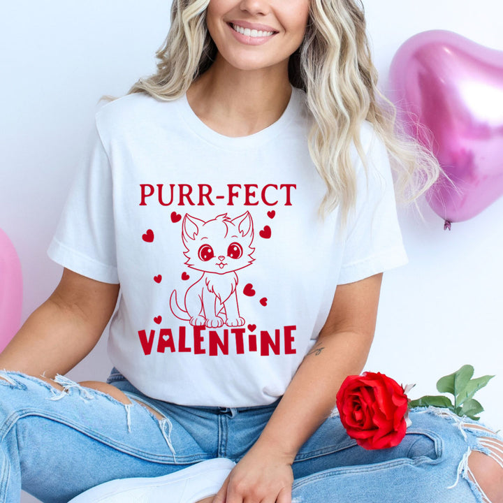 Purr-Fect Valentine - Bella canvas