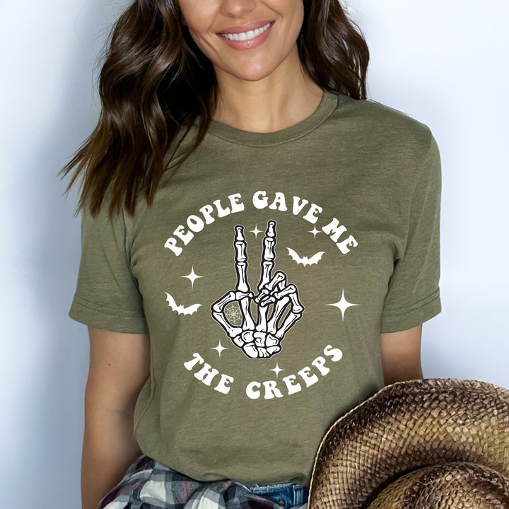 "People Gave Me The Creeps" - Bella Canvas T-Shirt