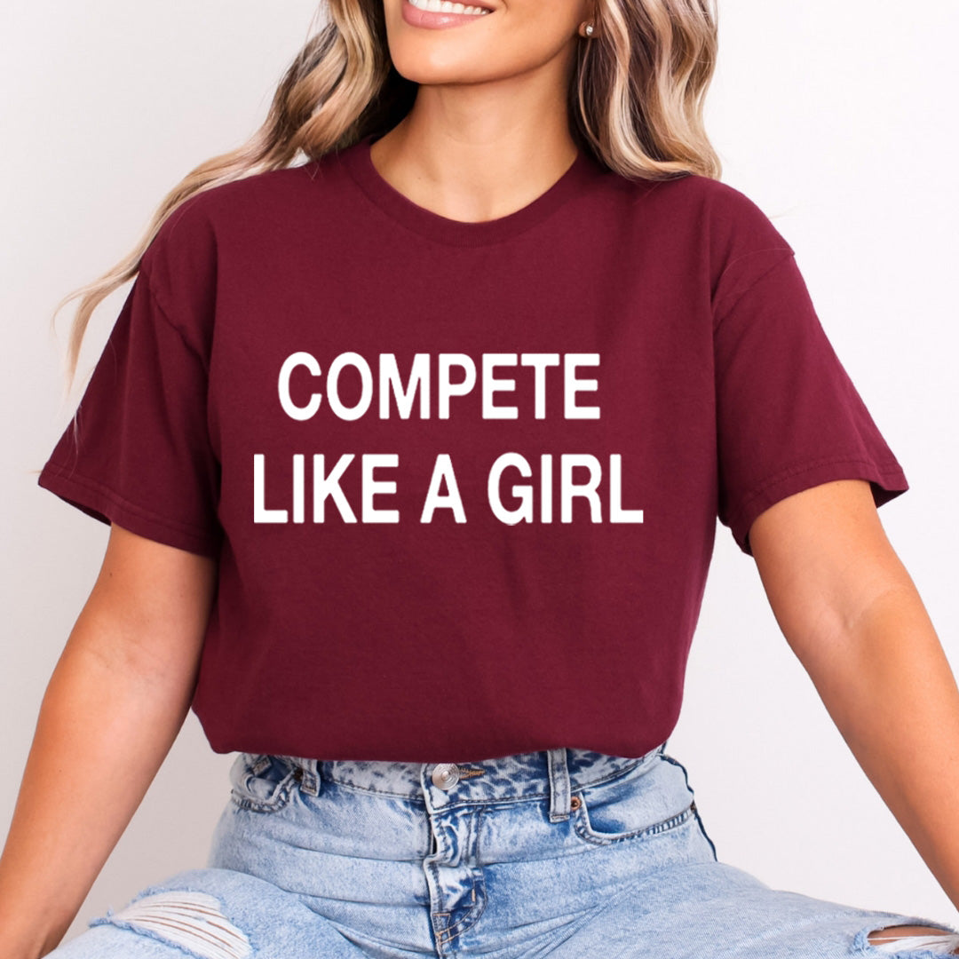 Compete Like A Girl - Bella Canvas
