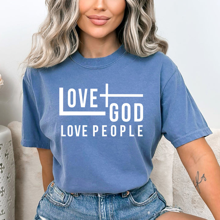 Love God Love People - Bella Canvas