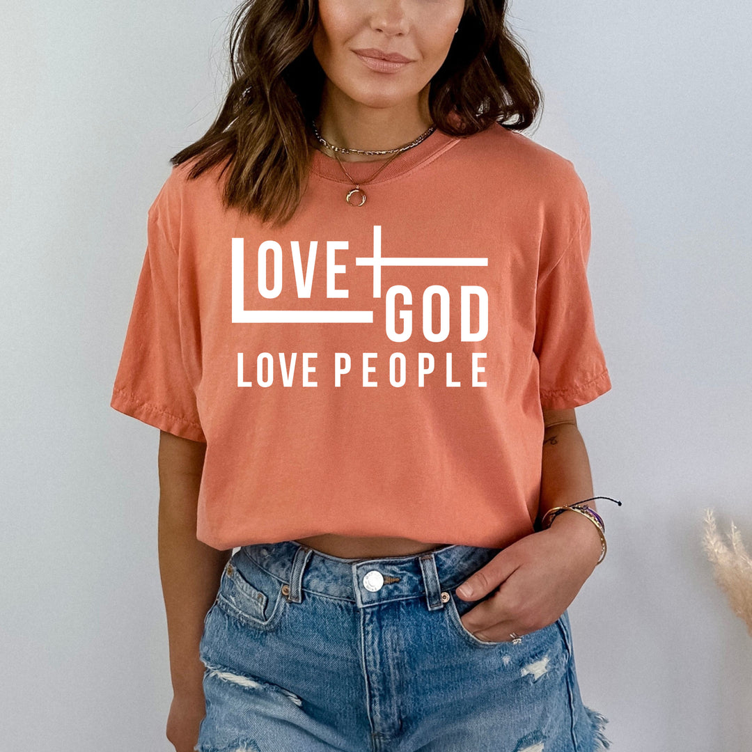 Love God Love People - Bella Canvas