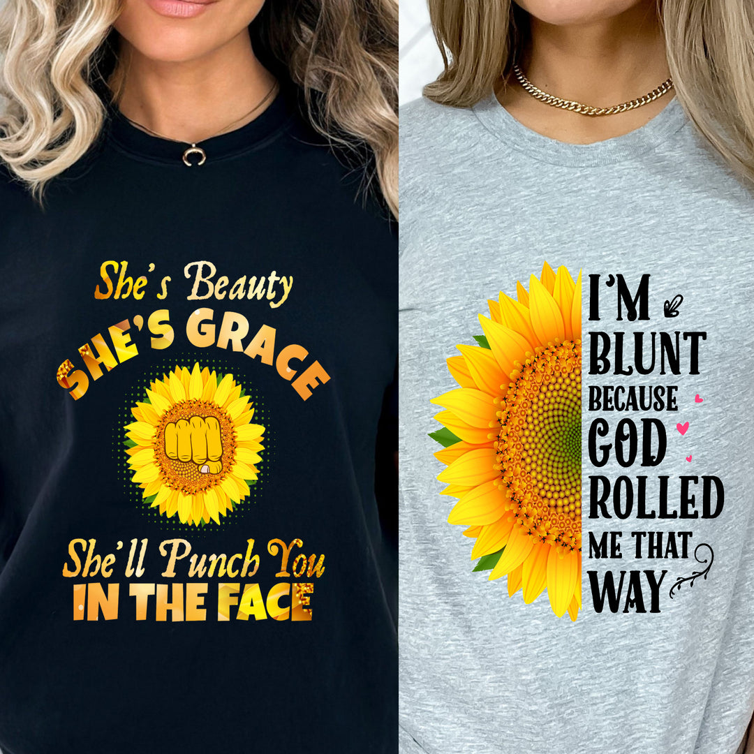 "2 Combo Pack (I'm Blunt And She's Grace)"(Flat Shipping) For Girls