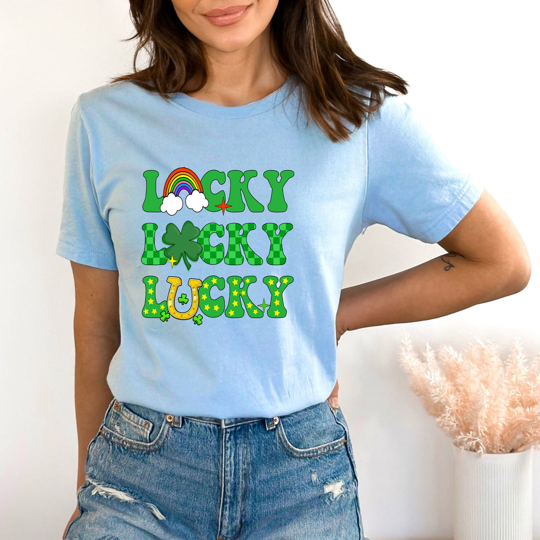 Lucky St Patrick Shirt - Bella canvas