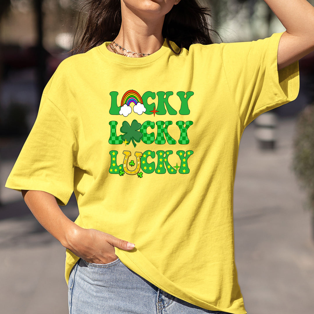 Lucky St Patrick Shirt - Bella canvas