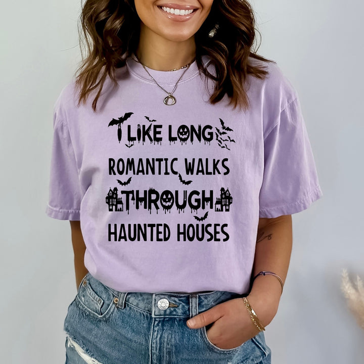 I Like Long Romantic Walks - Bella canvas