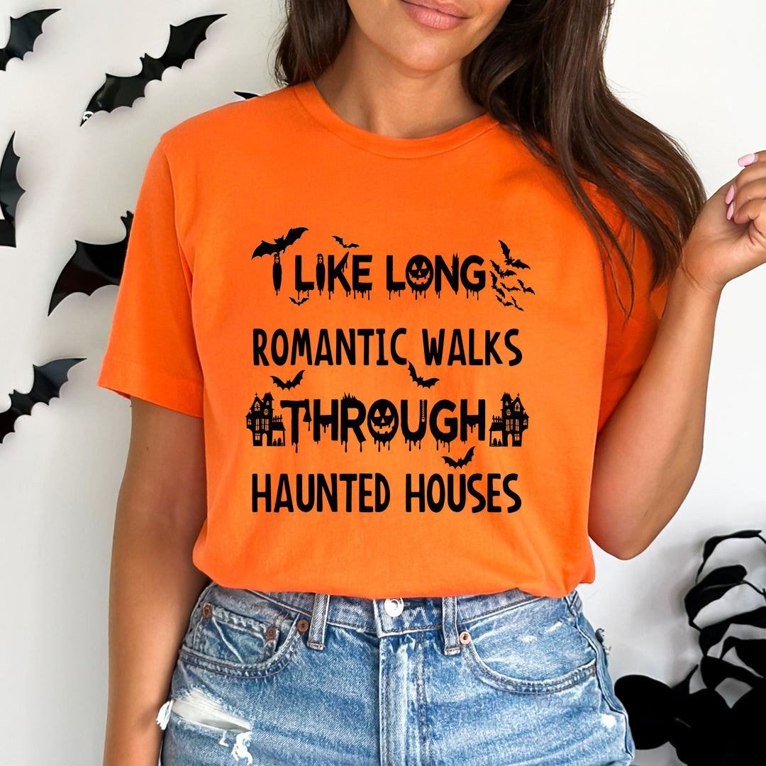 I Like Long Romantic Walks - Bella canvas