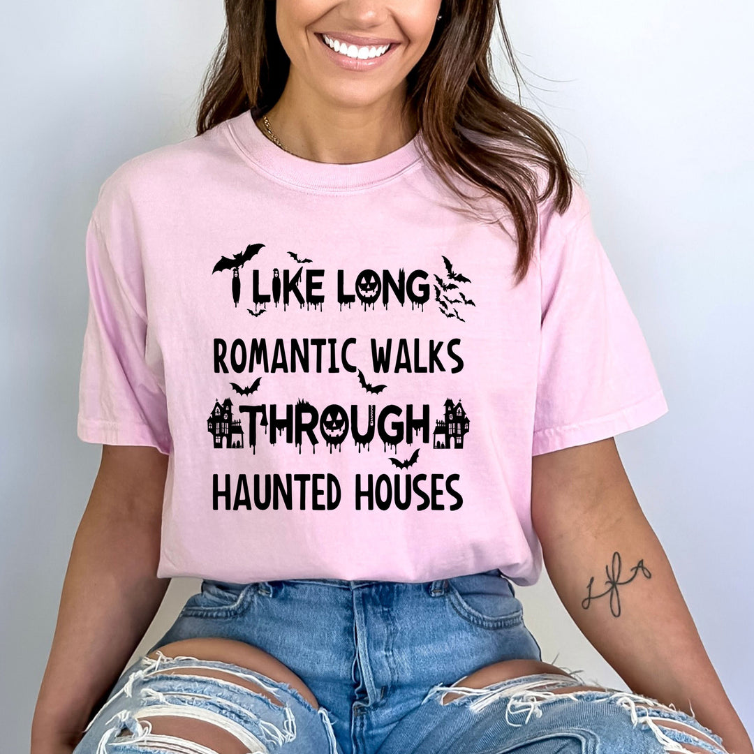 I Like Long Romantic Walks - Bella canvas