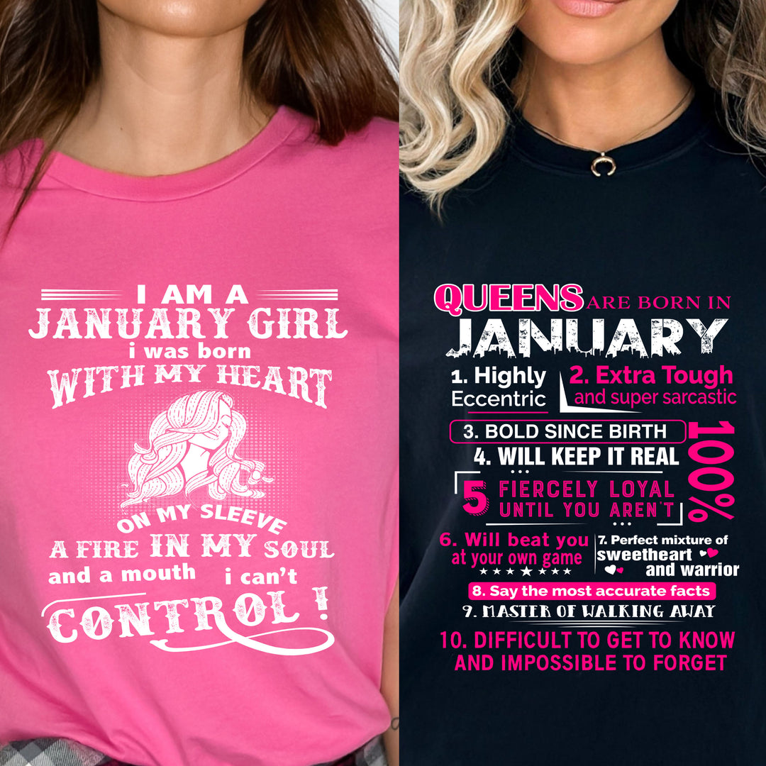 "January Combo Offer, Pack Of Two Best Selling Designs Queen and Soul"