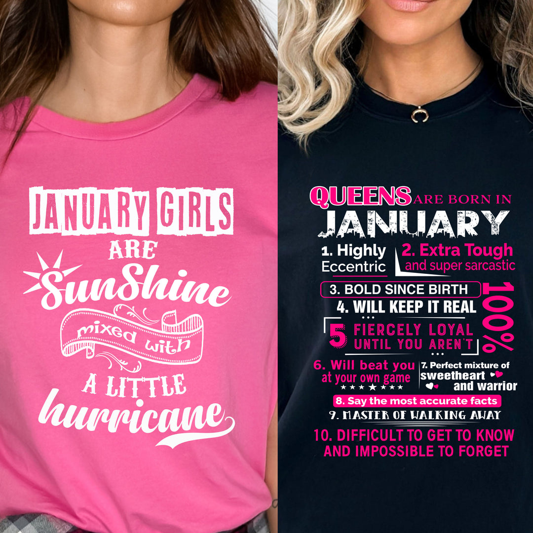 "January Combo, Pack Of Two Best Selling Designs Sunshine and 10 Reasons "