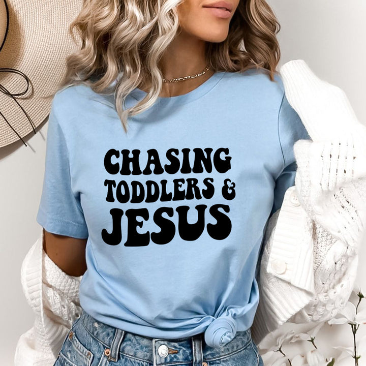 Chasing Toddlers & Jesus - Bella Canvas