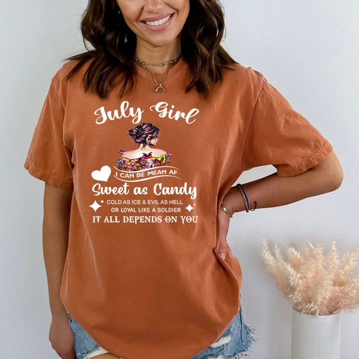 July Girl Sweet As Candy - Bella Canvas