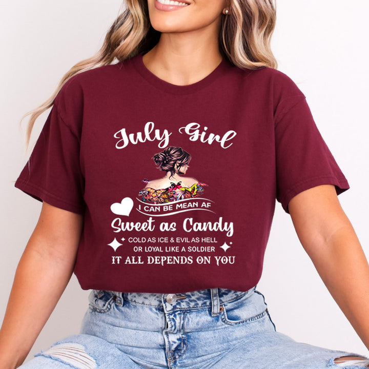 July Girl Sweet As Candy - Bella Canvas