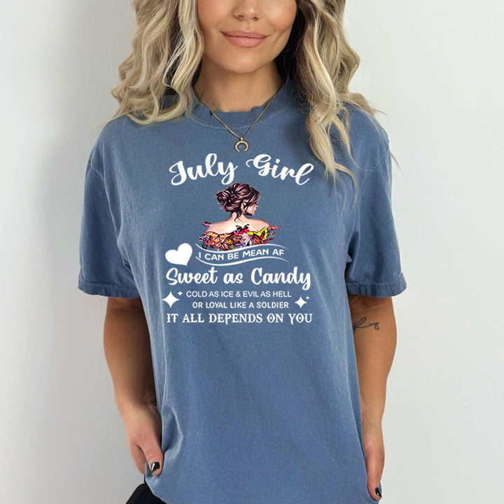 July Girl Sweet As Candy - Bella Canvas
