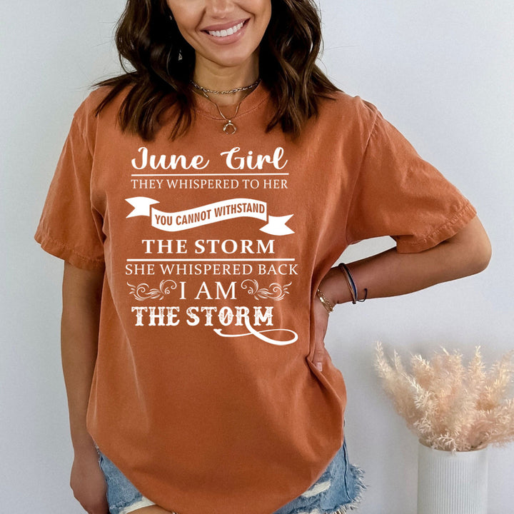 June Girl ( I Am The Storm)- Bella Canvas