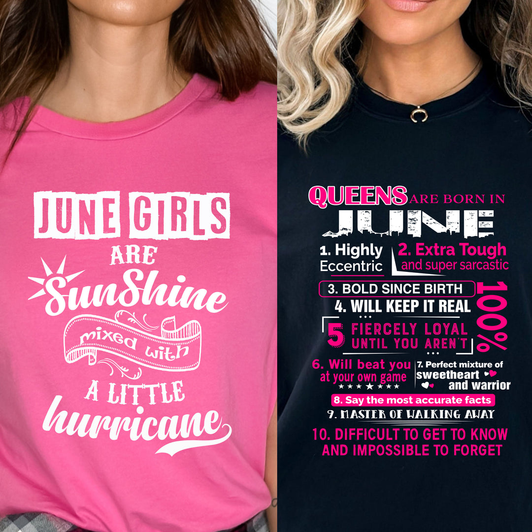"June Combo, Pack Of Two Best Selling Designs Sunshine and 10 Reasons "