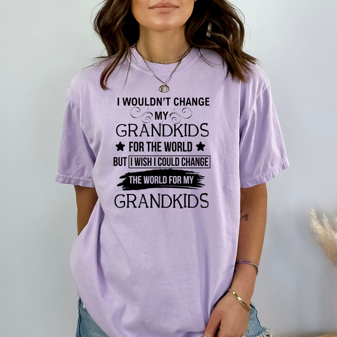 I Wouldn't Change My Grandkids - Bella canvas