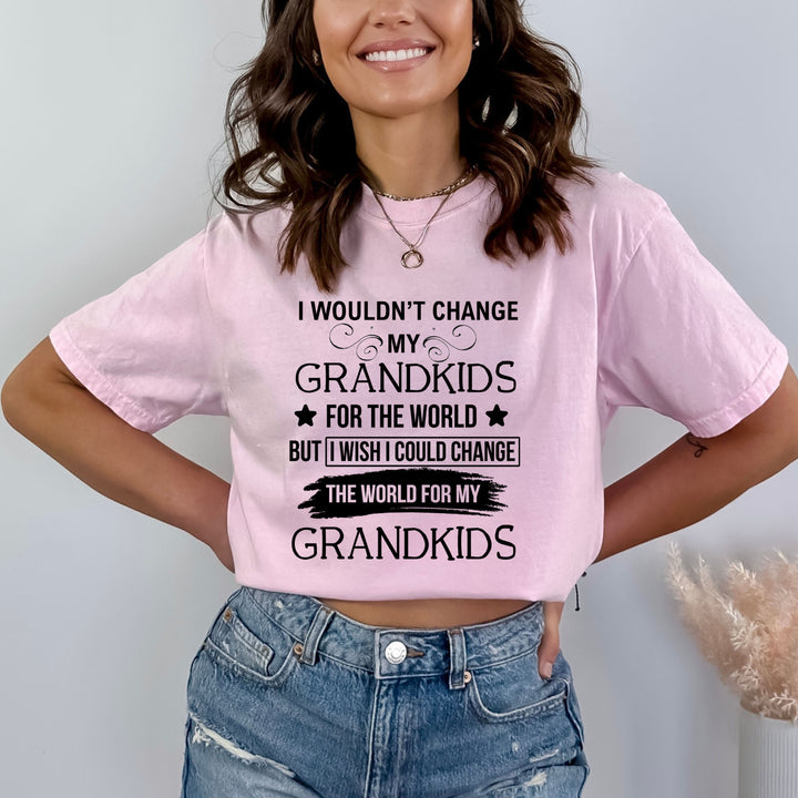 I Wouldn't Change My Grandkids - Bella canvas