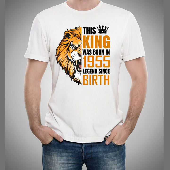 "The King Was Born" (Choose your Year 1951 to 1960) Men's Tee