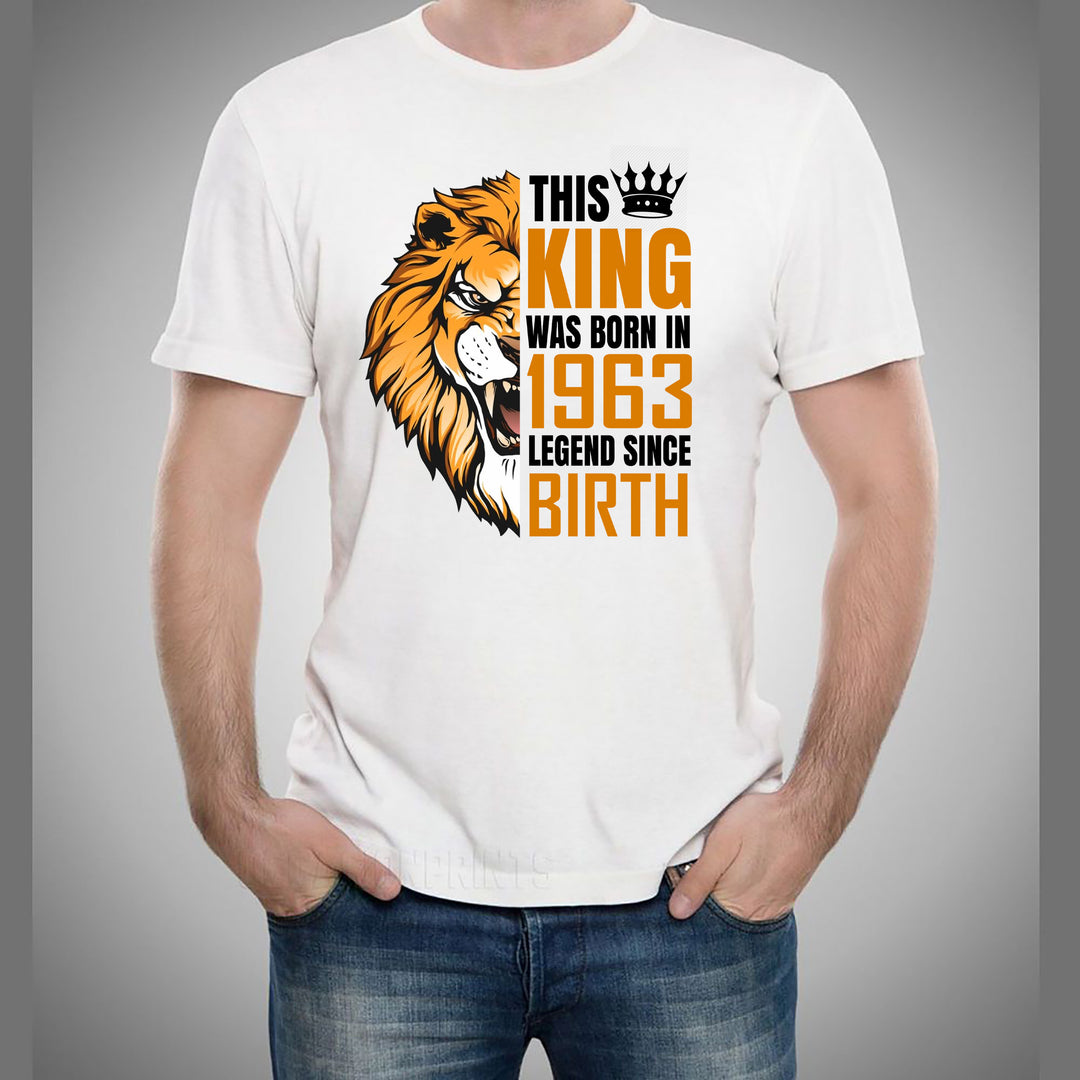 "The King Was Born" (Choose your Year 1961 to 1970) Men's Tee