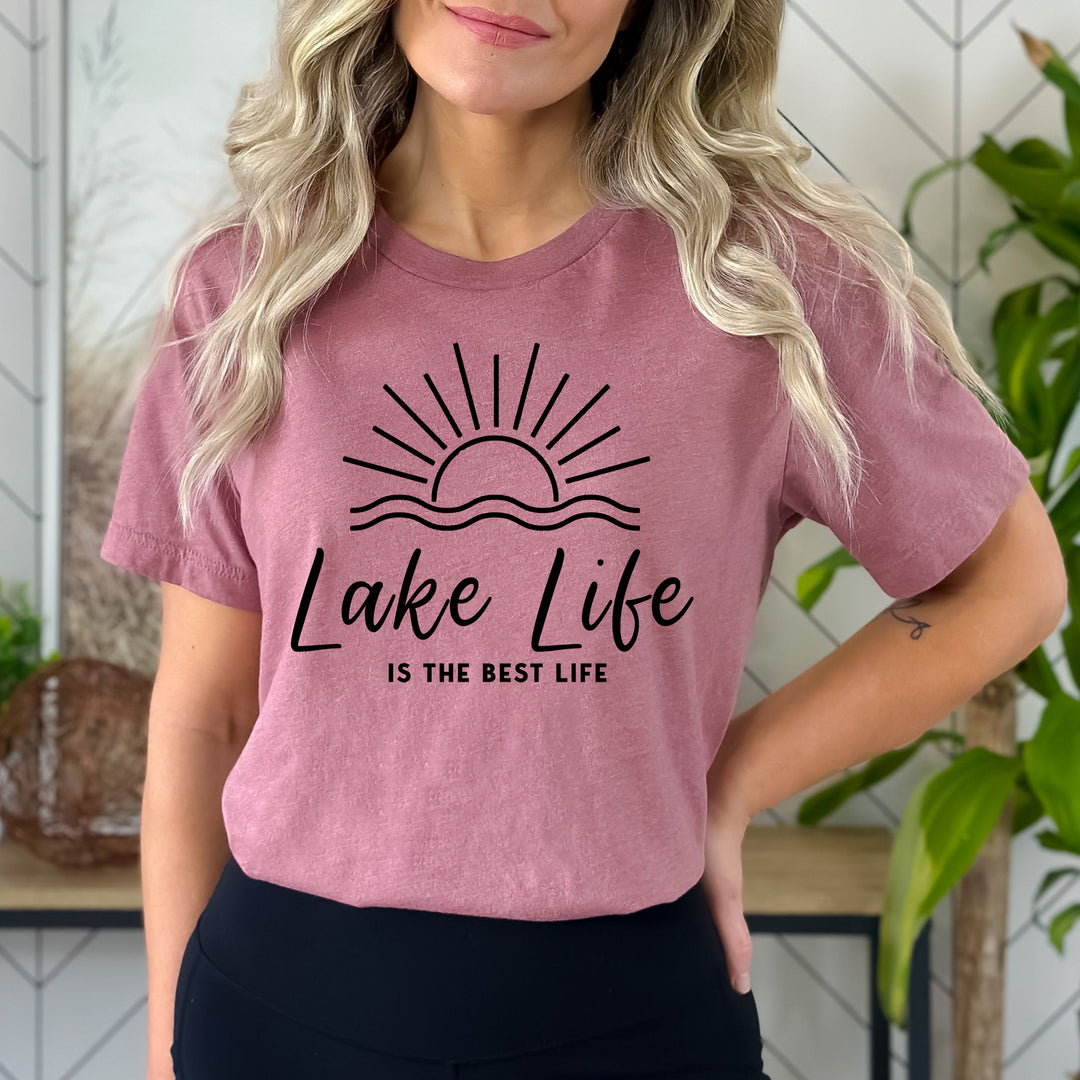 Lake Life Is The Best Life-Bella Canvas Shirt