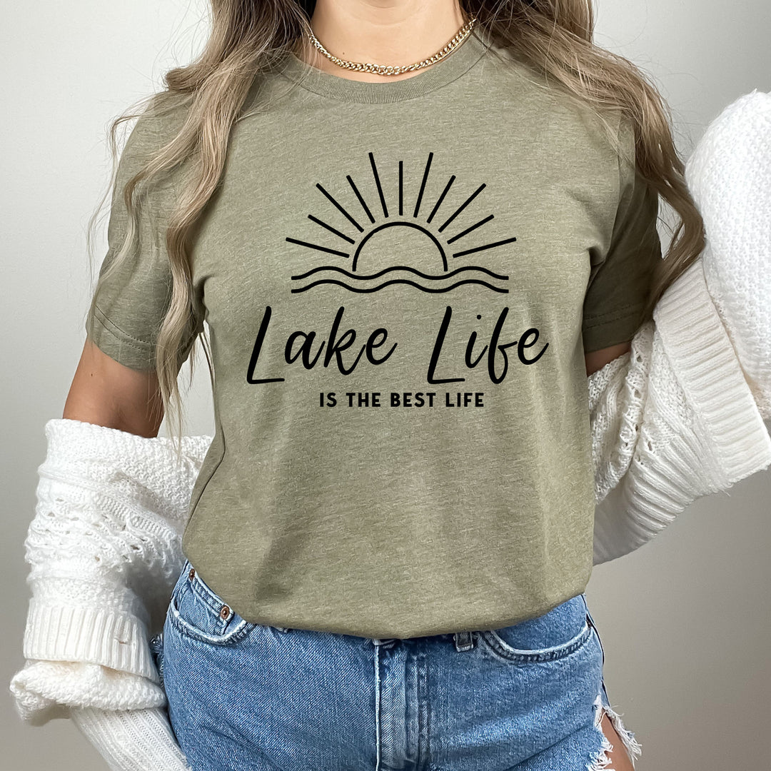 Lake Life Is The Best Life-Bella Canvas Shirt