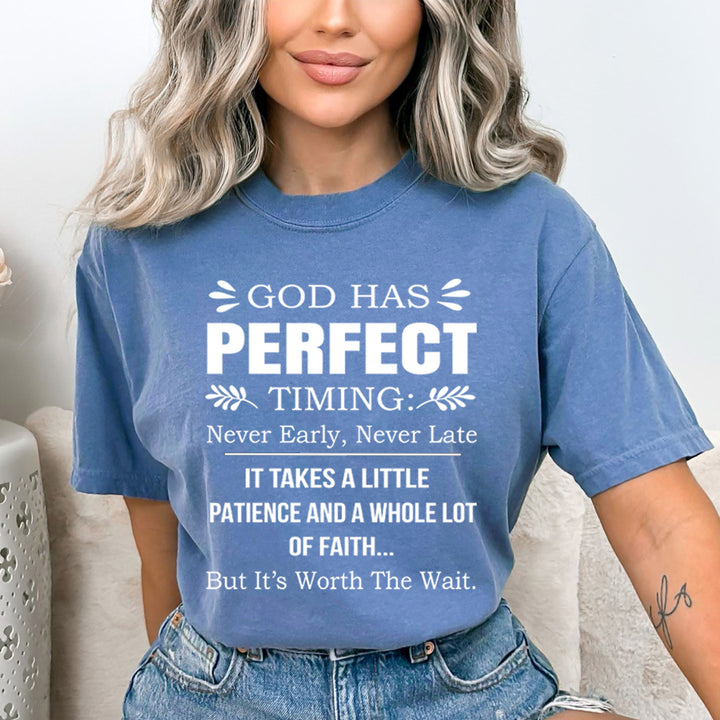 God Has Perfect Timing - Bella canvas