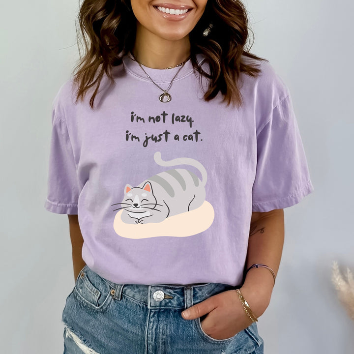 I'm Not Lazy I Am Just Cat - Bella canvas