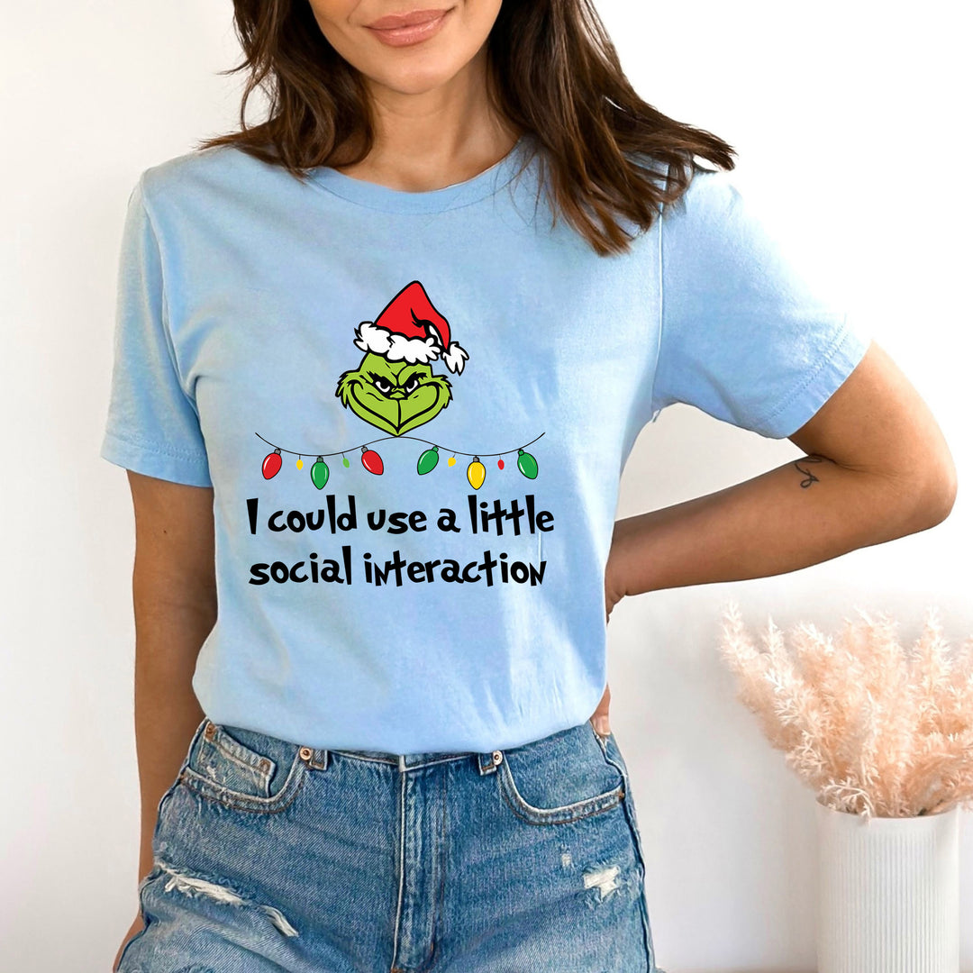 I Could Use A Little Social Interaction - Bella canvas