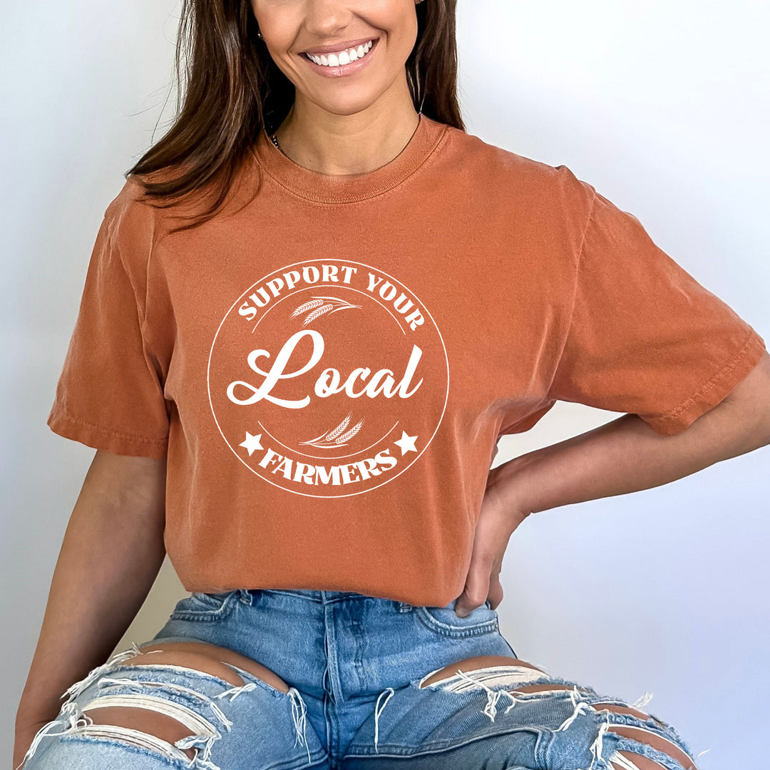 Support Your Local Farmers - Bella Canvas T-Shirt