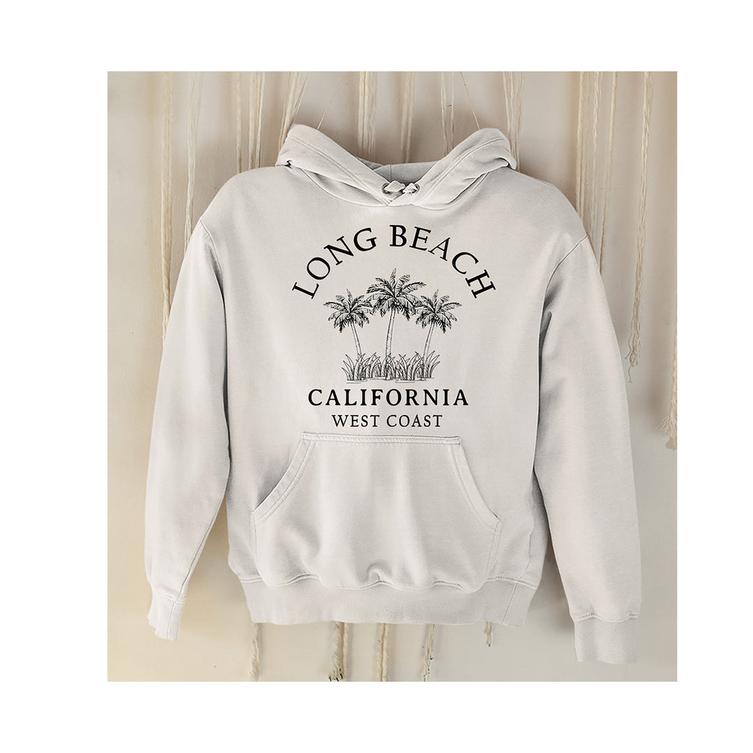 "Long Beach California"- Hoodie & Sweatshirt.