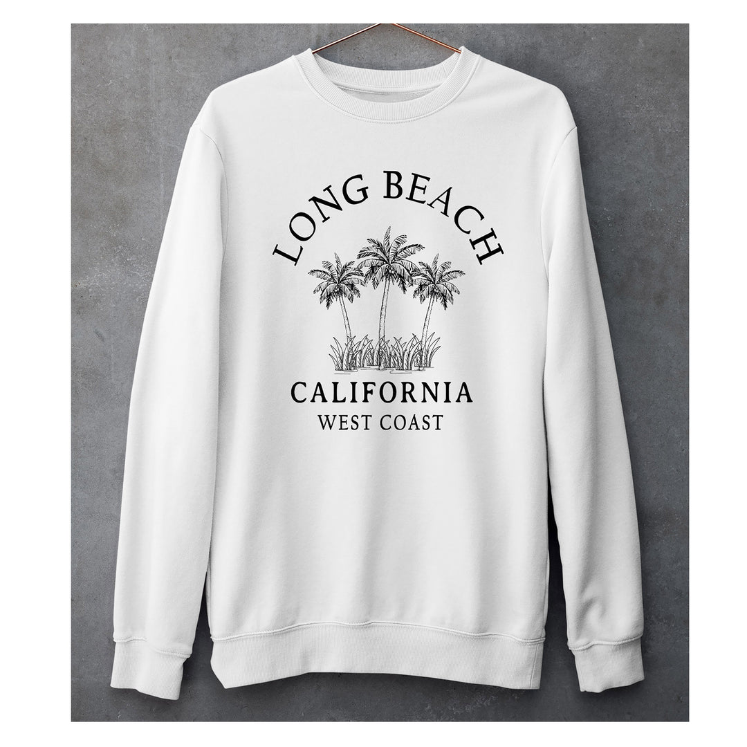 "Long Beach California"- Hoodie & Sweatshirt.