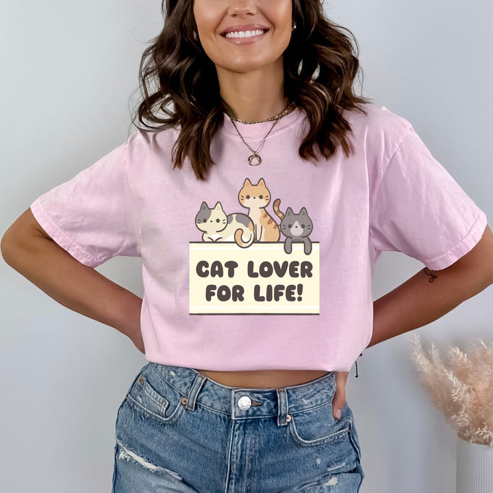 Cat Lover For Life - Bella canvas