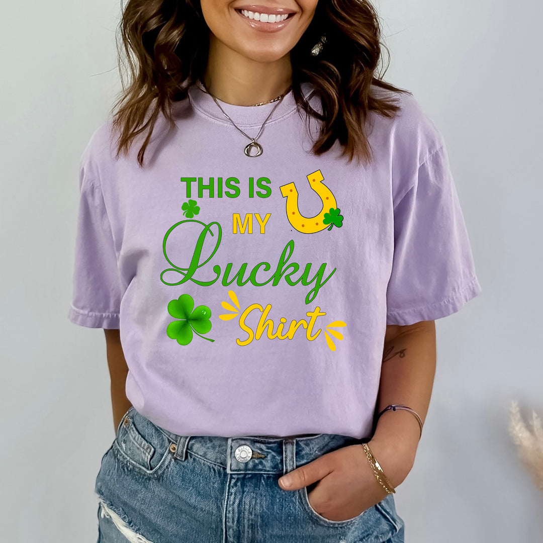 This Is My Lucky Shirt - Bella canvas