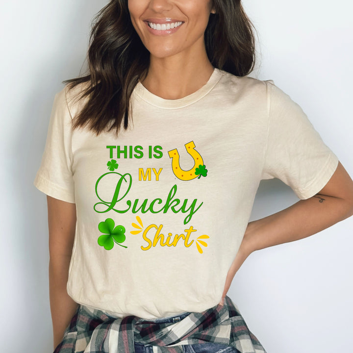 This Is My Lucky Shirt - Bella canvas