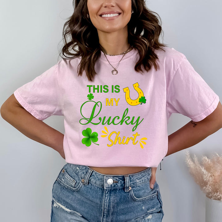 This Is My Lucky Shirt - Bella canvas