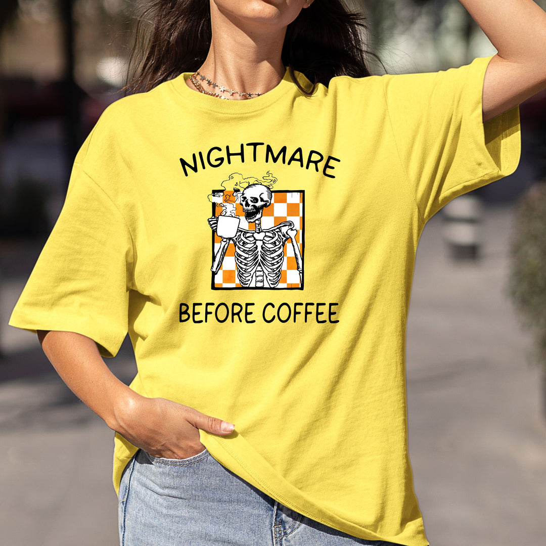 Nightmare Before Coffee - Bella canvas