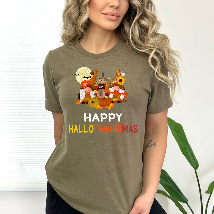 Happy hallothanksmas- Bella Canvas