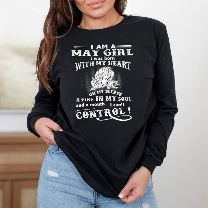 A Fire In My Soul ( May Girl ) - Long-Sleeve Tee