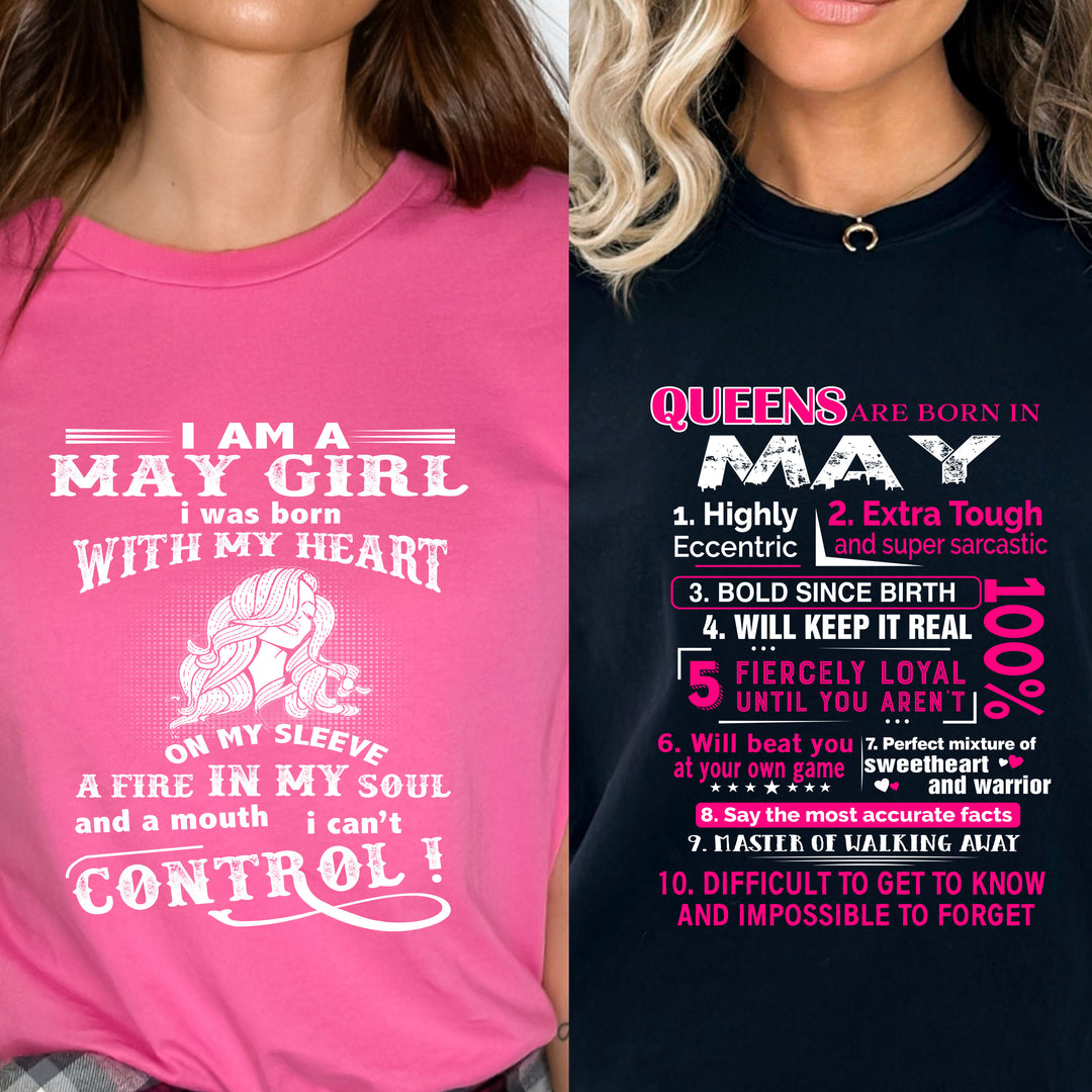 "May Combo Offer, Pack Of Two Best Selling Designs Queen and Soul"