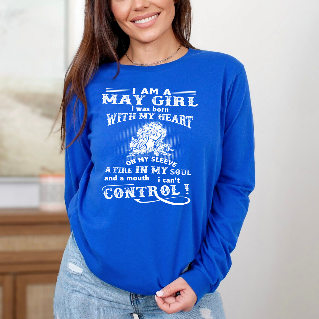 A Fire In My Soul ( May Girl ) - Long-Sleeve Tee