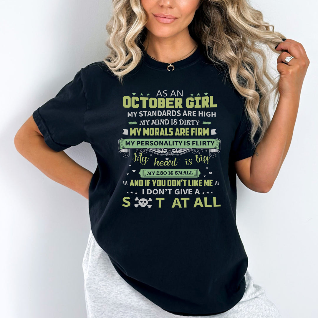 As An October Girl My Standards Are High, GET BIRTHDAY BASH