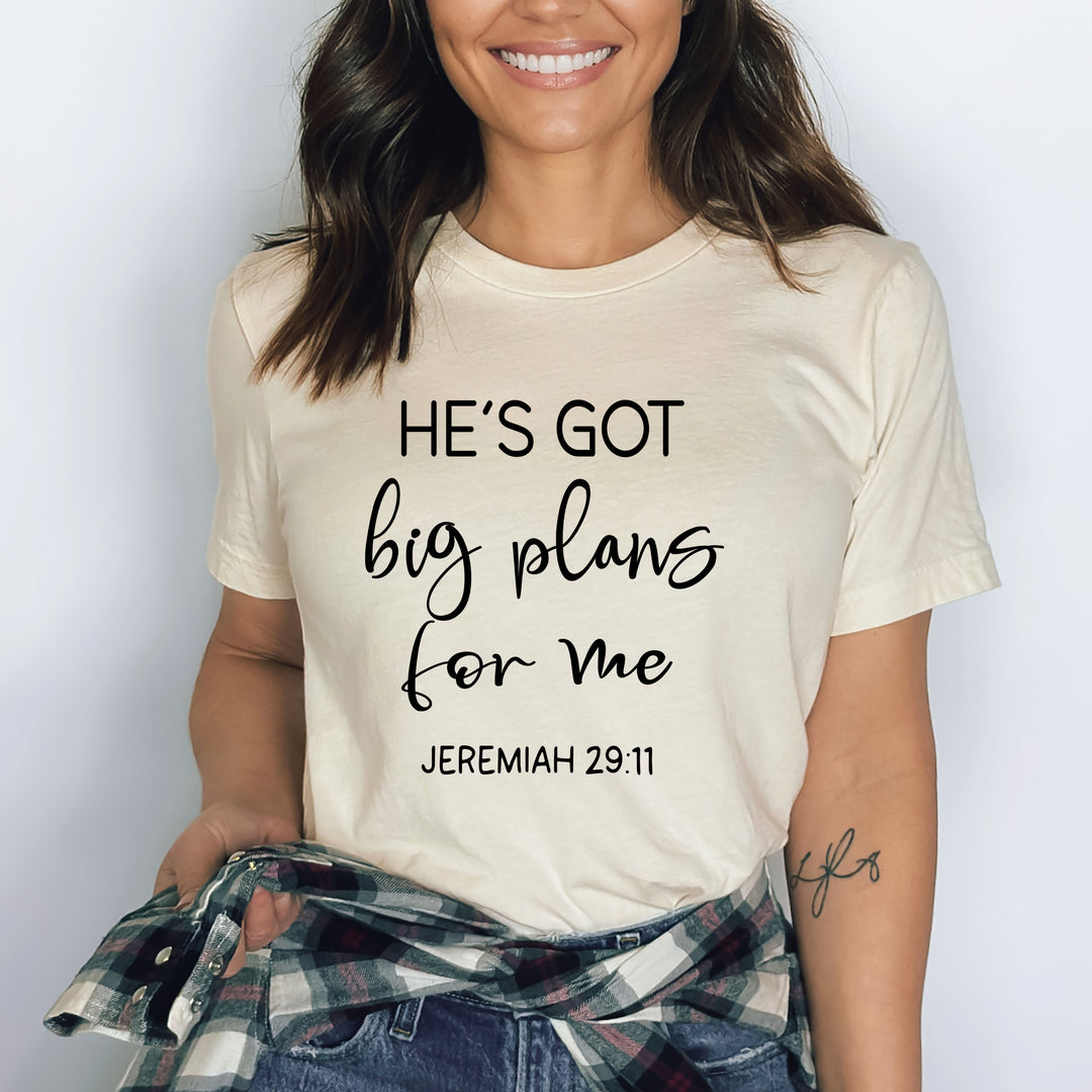 He's Got Big Plans - Bella Canvas