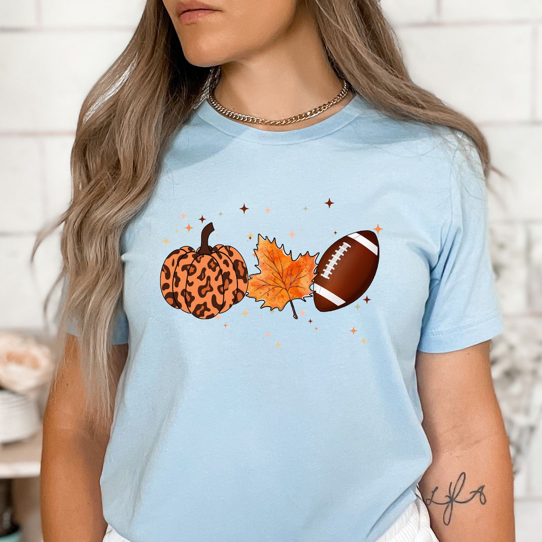 Pumpkin Fall  Football - Bella Canvas