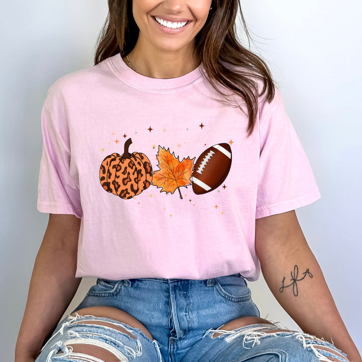 Pumpkin Fall  Football - Bella Canvas