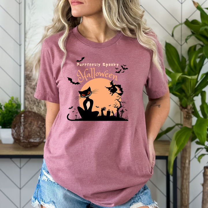 Purrfectly Spooky Halloween - Bella canvas