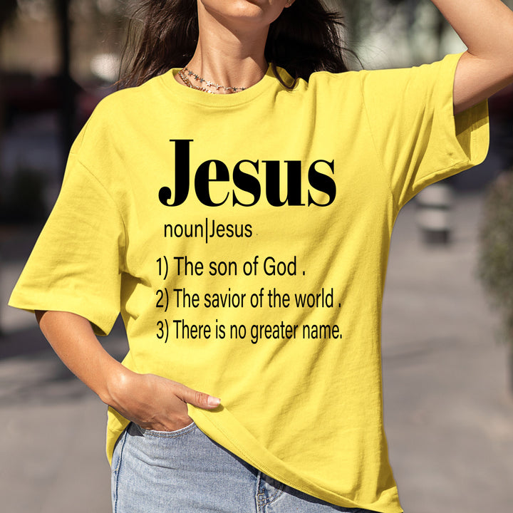 Jesus: noun | Jesus - Bella Canvas