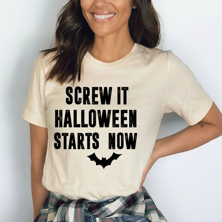 Halloween Starts Now - Bella Canvas