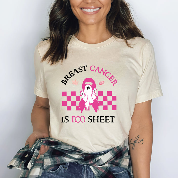 Breast Cancer Is Boo Sheet - Bella canvas