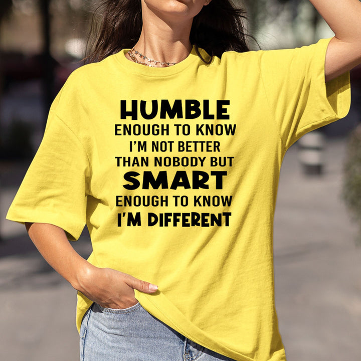 Smart Enough To Know I'm Different - Bella Canvas
