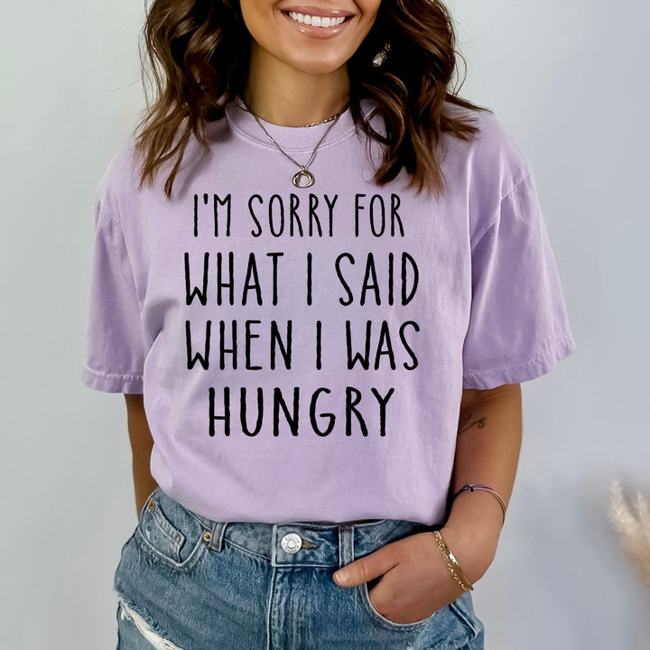 I'm Sorry For What I Said - Bella Canvas